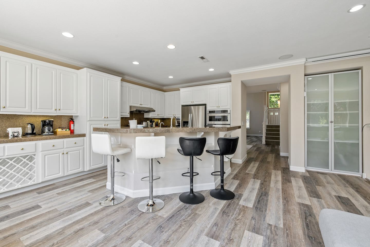 Start your day off right with a delicious breakfast in our bright and airy kitchen