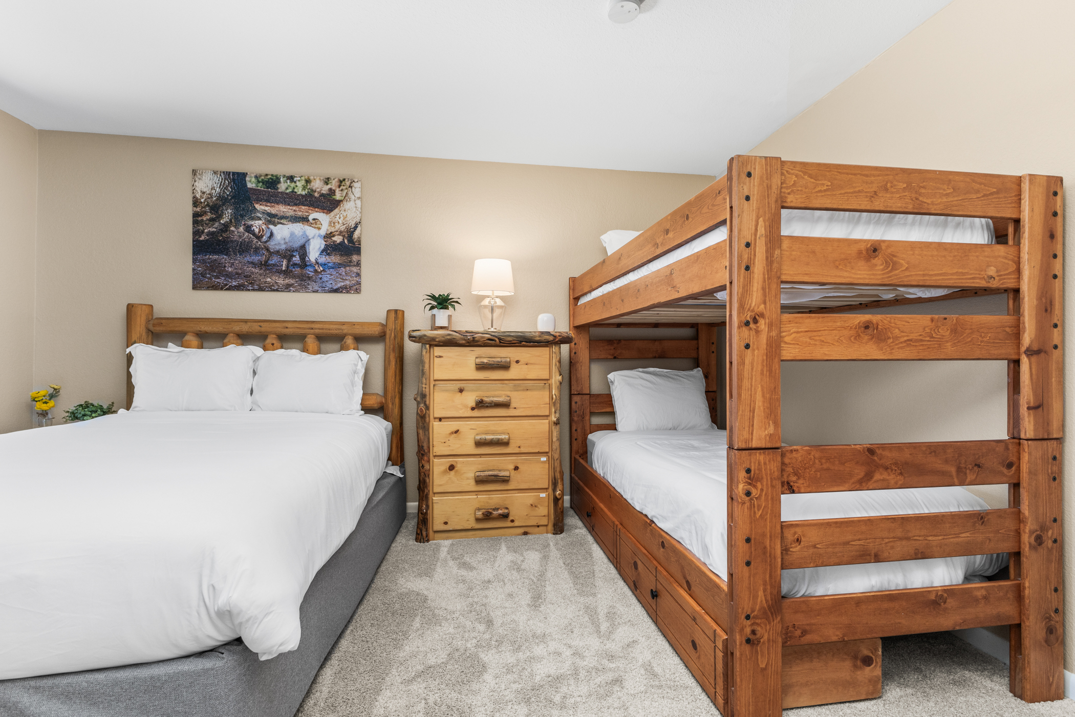 Bedroom #3 | Queen & Twin over Twin Bunk