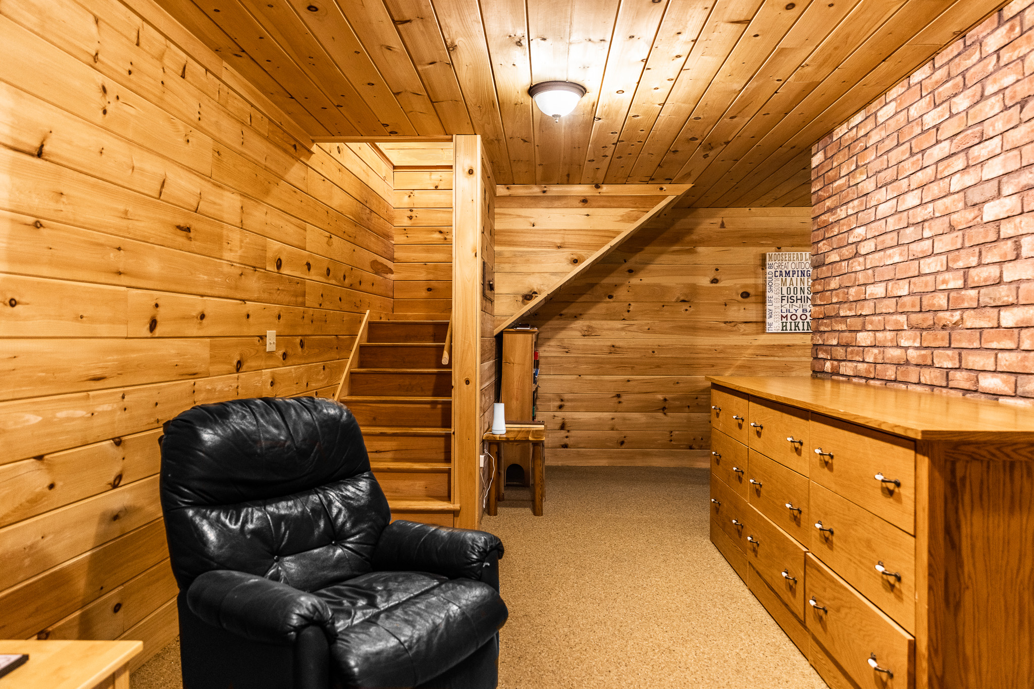 Retreat to the game room! Enjoy a competitive game of foosball or pool, play one of the board games, pac man arcade, plus reading/playing area for kids.