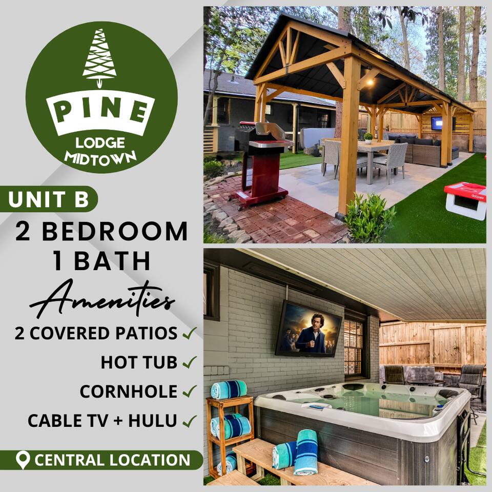 Private Luxury Oasis | Hot Tub | 2x 50"outdoor Tvs - アトランタ