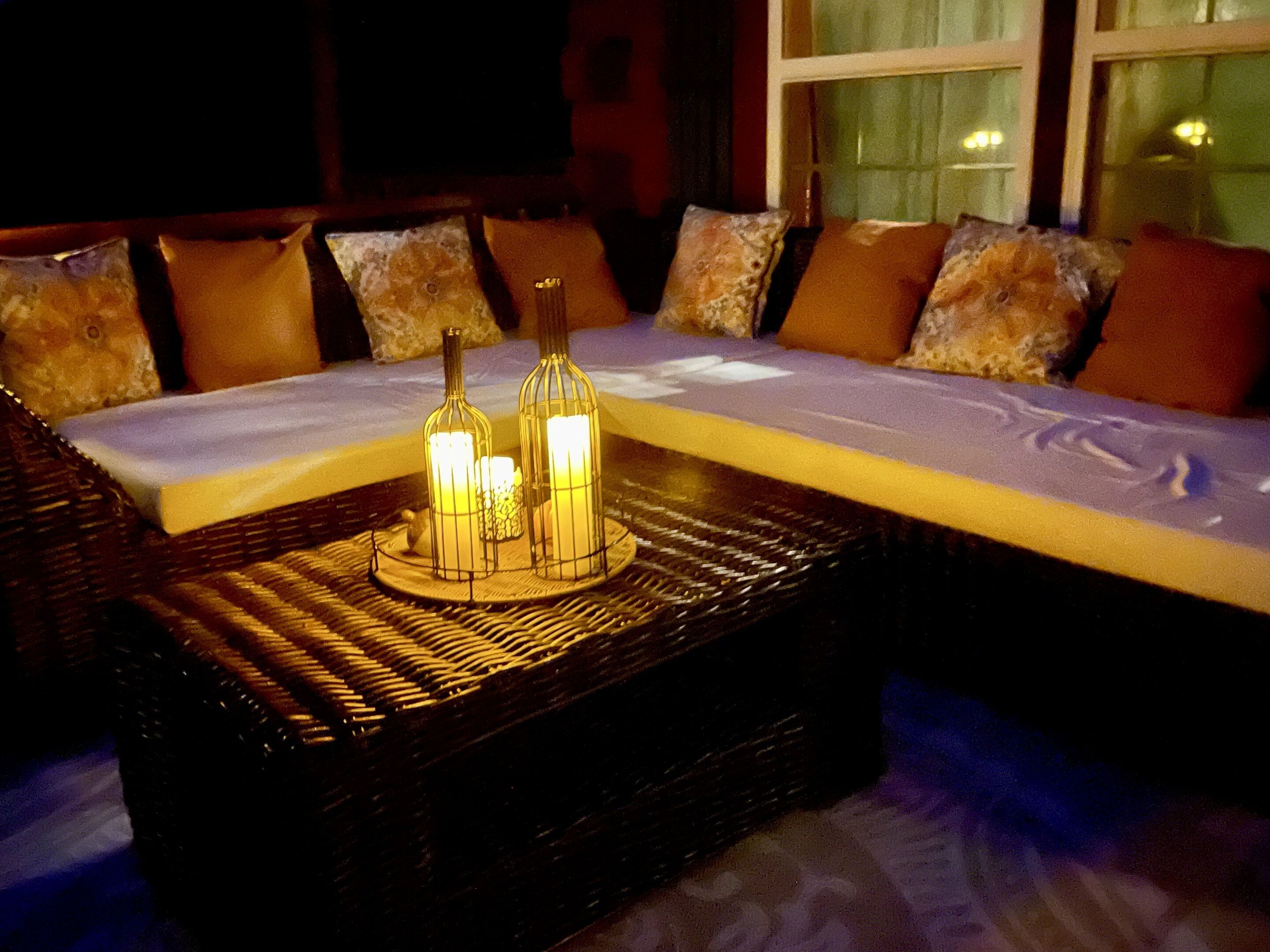 THE OUTDOOR FAMILY ROOM IS PERFECT FOR STARGAZING IN THE EVENINGS!