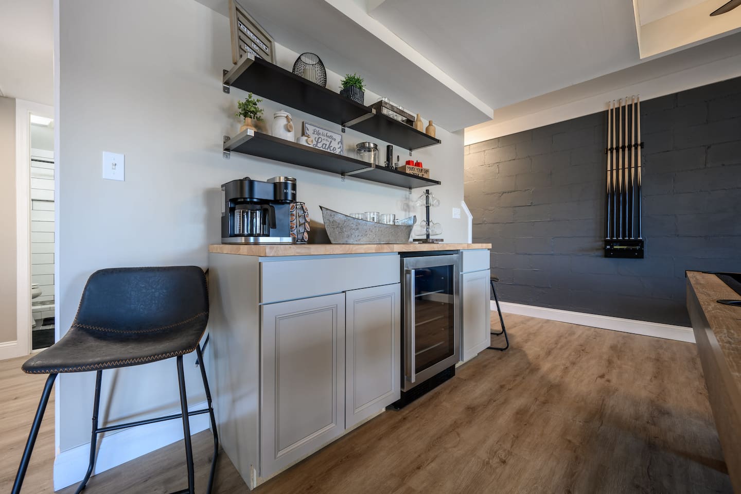 Drink/Snack Area in Basement
