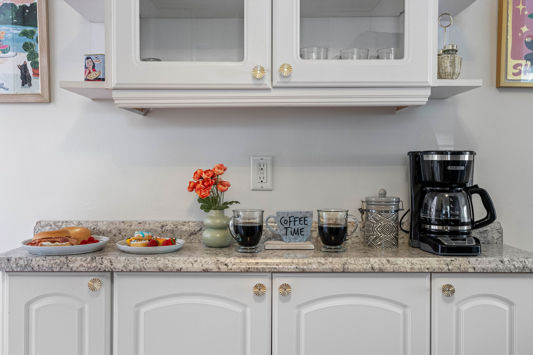 This beautifully designed kitchen offers everything you need—and then some. Best feature: Dishwasher and food disposal
