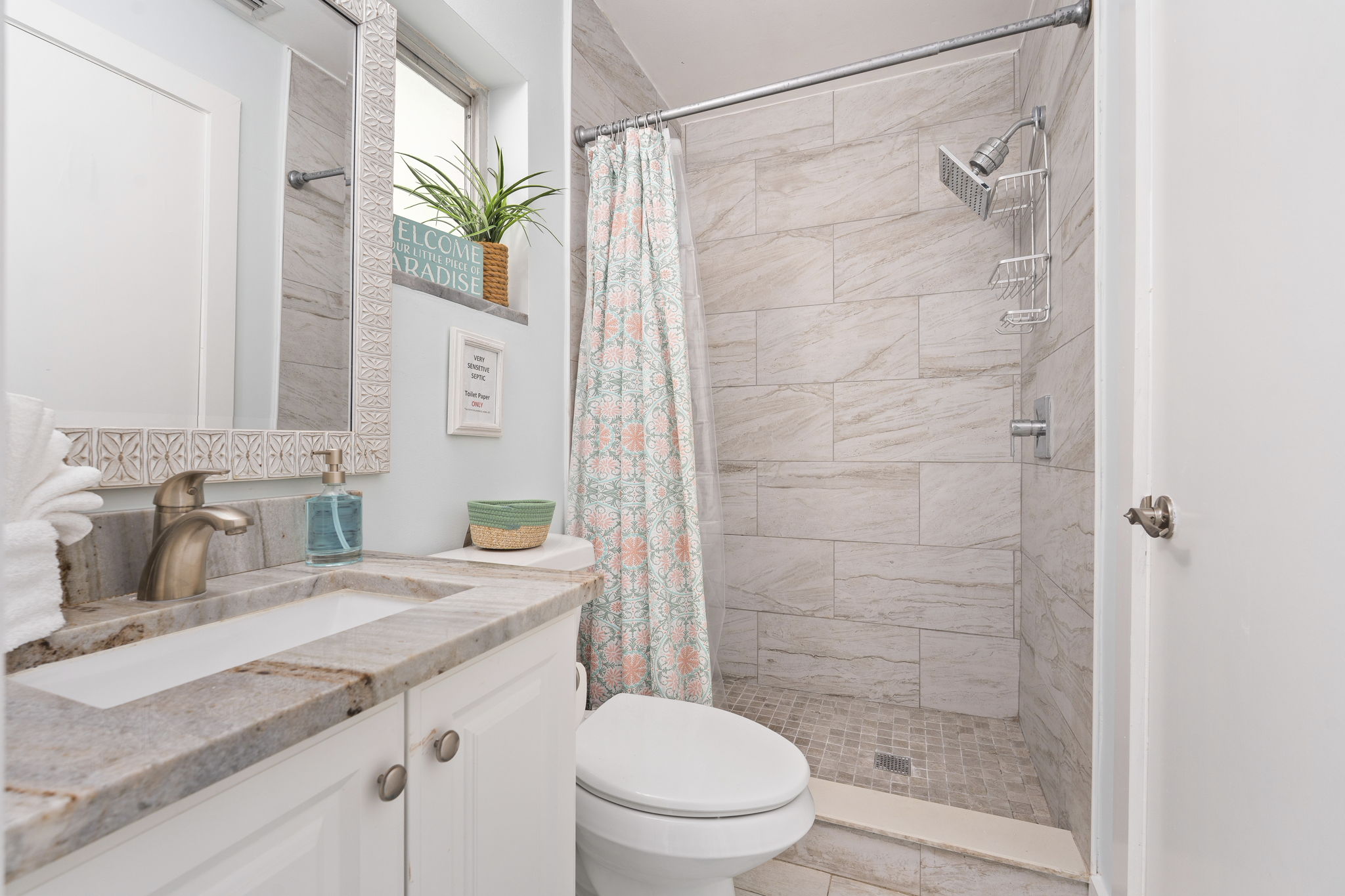 Bathroom 2 connects to bunk room