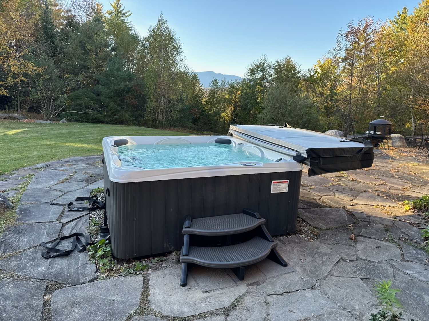 Hot tub with a view!