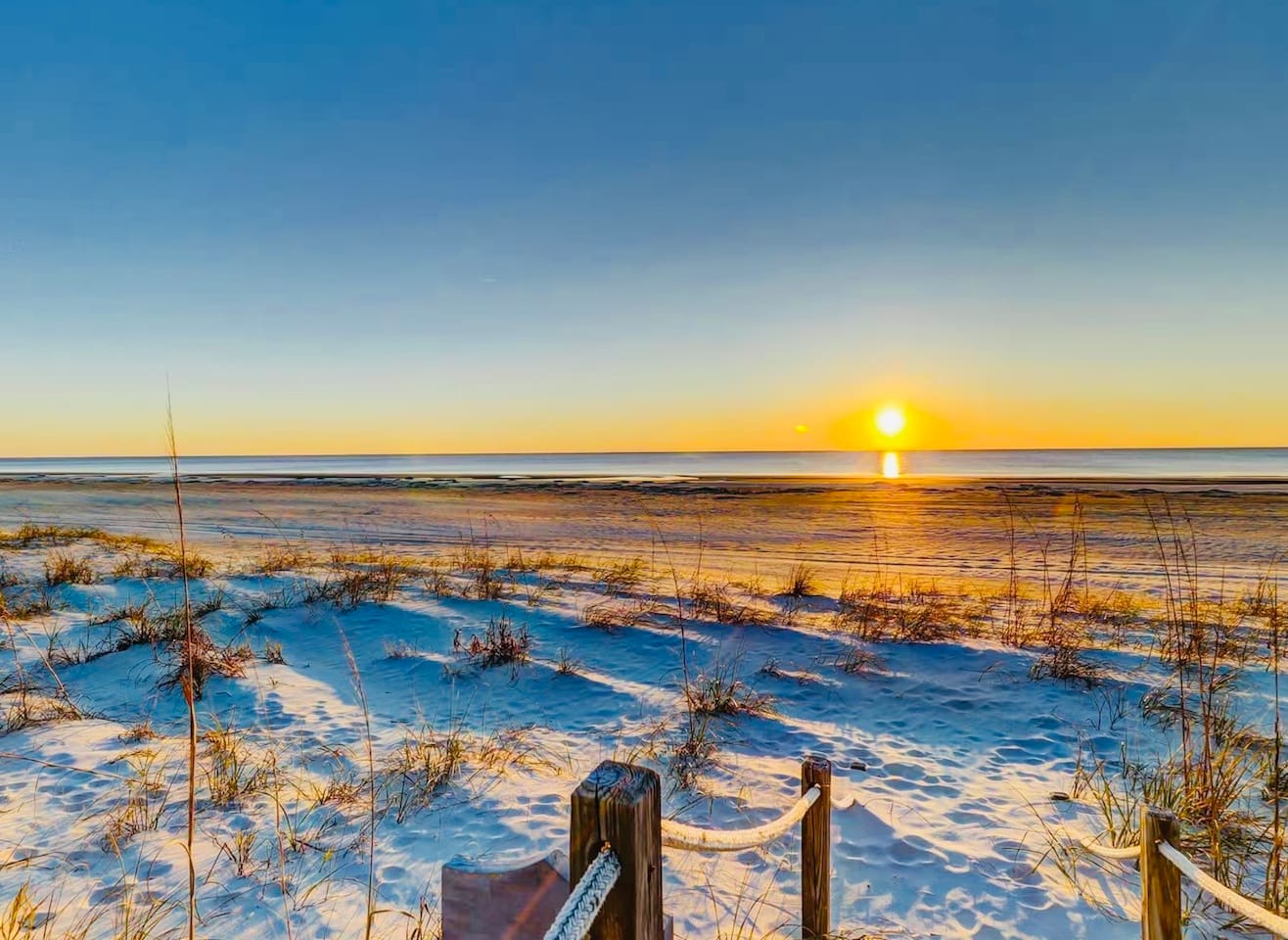 Sunrise on the beach