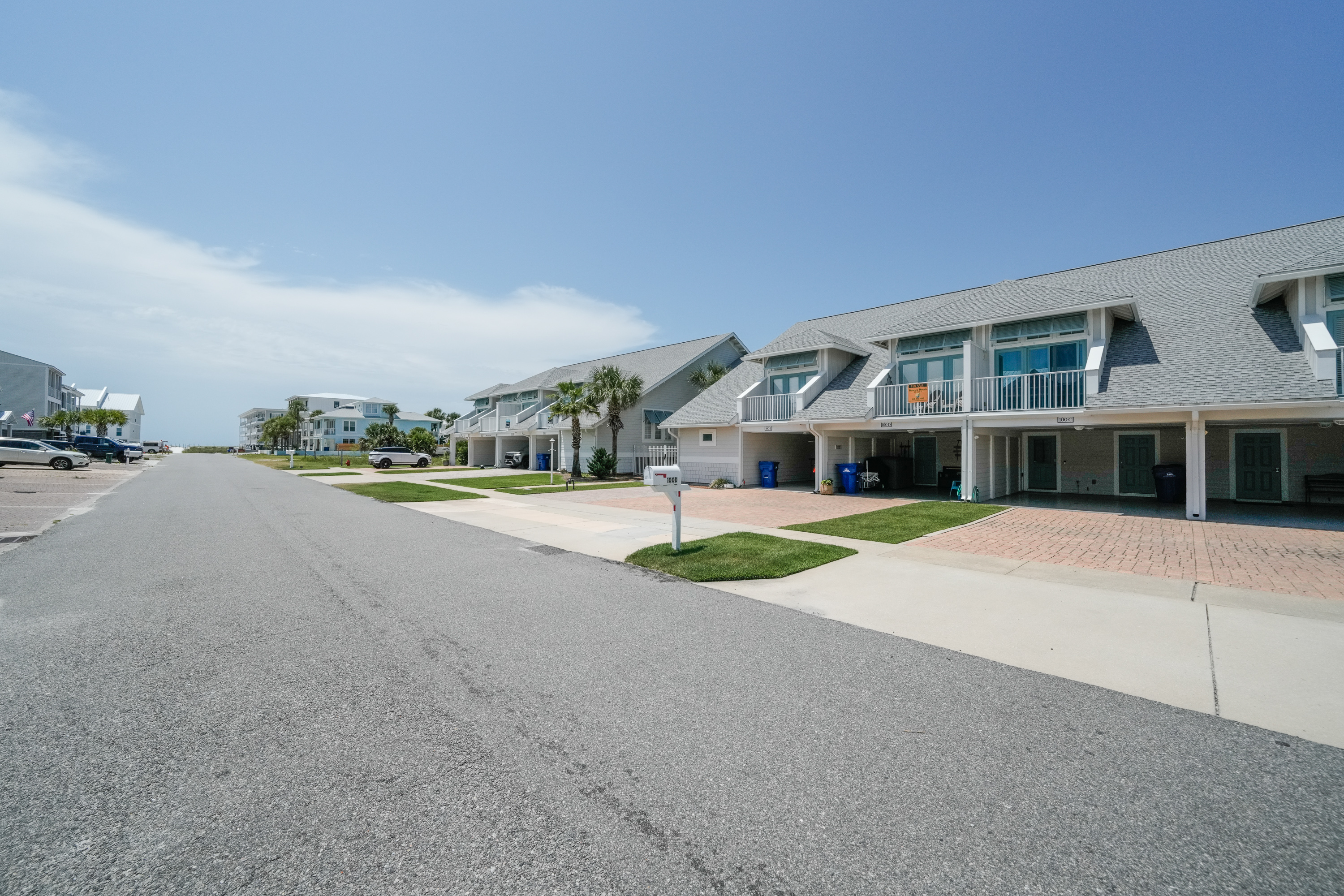 Enjoy a peaceful neighborhood setting with wide streets, modern homes, relaxing atmosphere, convenient parking, and easy access to the beach, restaurants, and local attractions