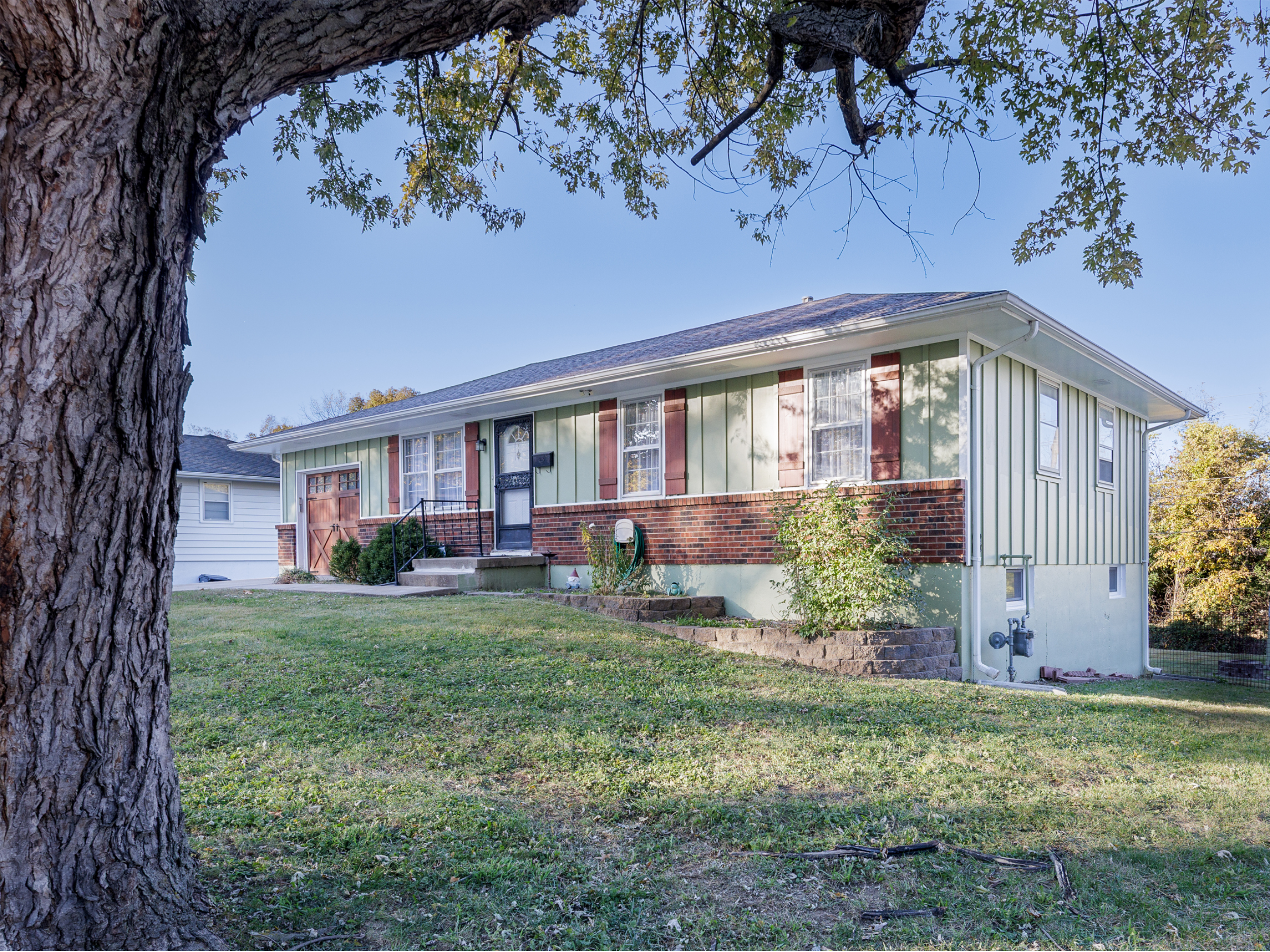 Full front exterior view showcasing the home’s approachable design and peaceful neighborhood feel.