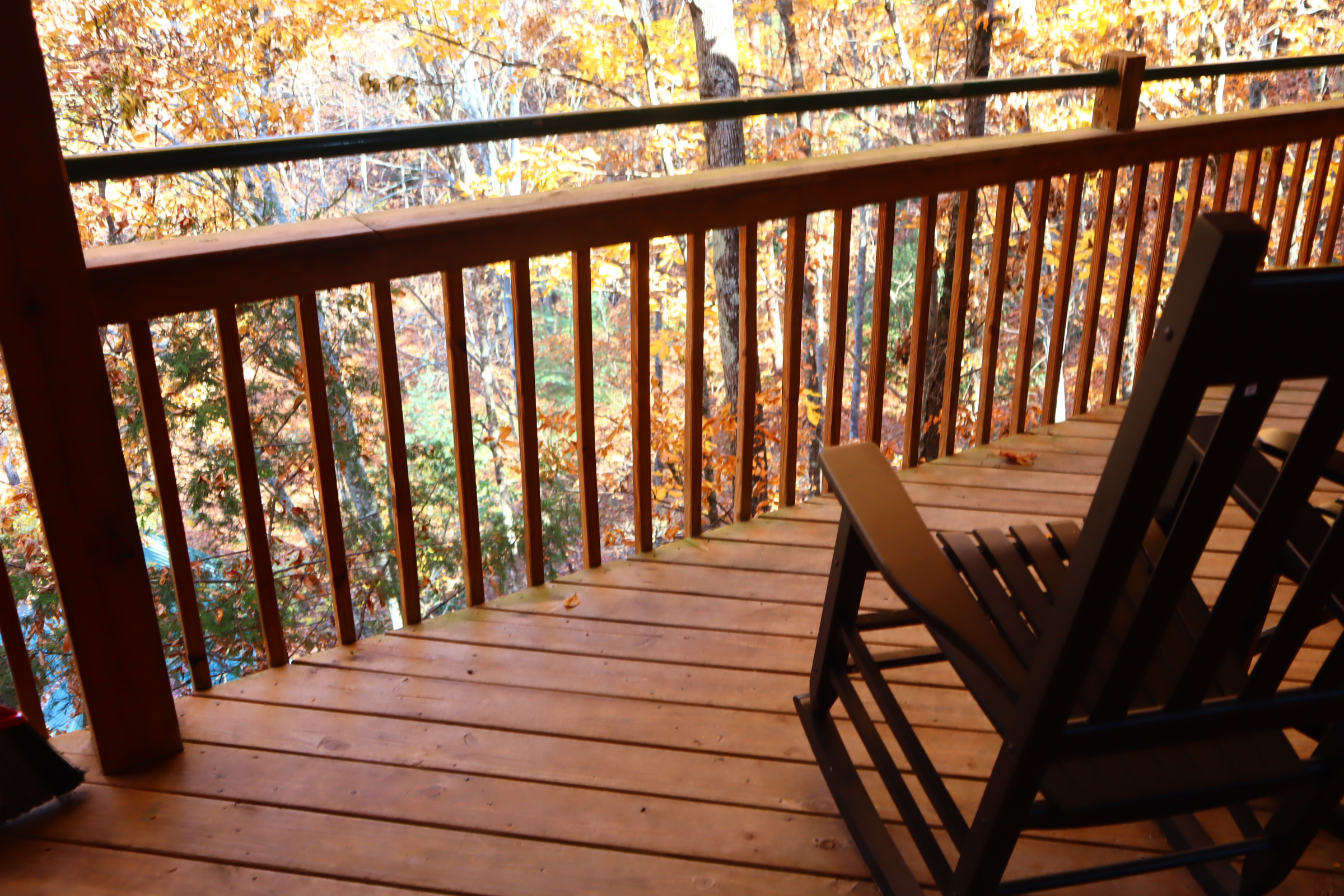 Escape to the serene beauty of nature, where you can relax and enjoy nature on the peaceful deck.