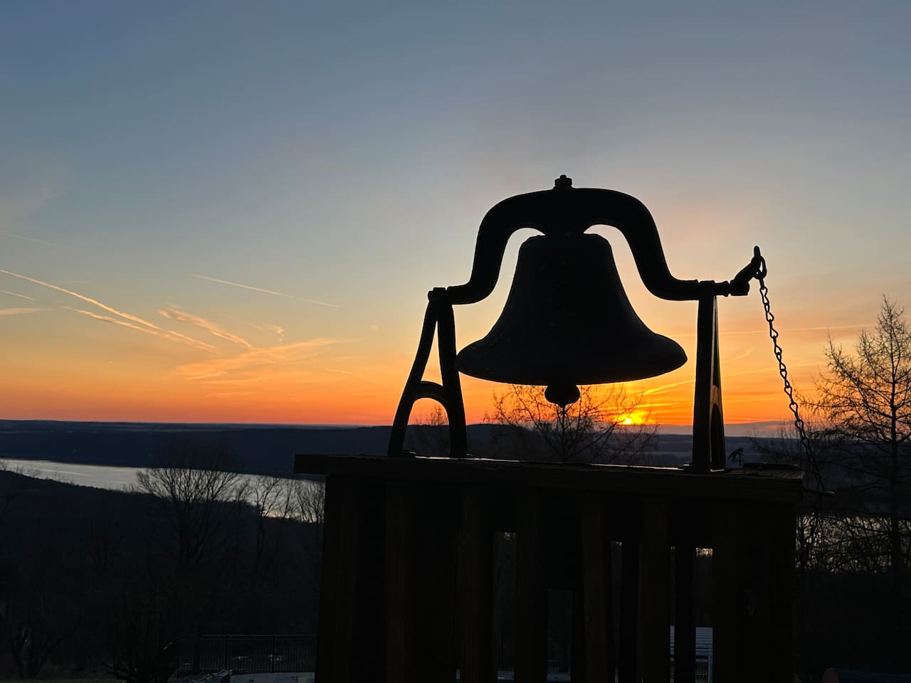 Sunrise from the deck