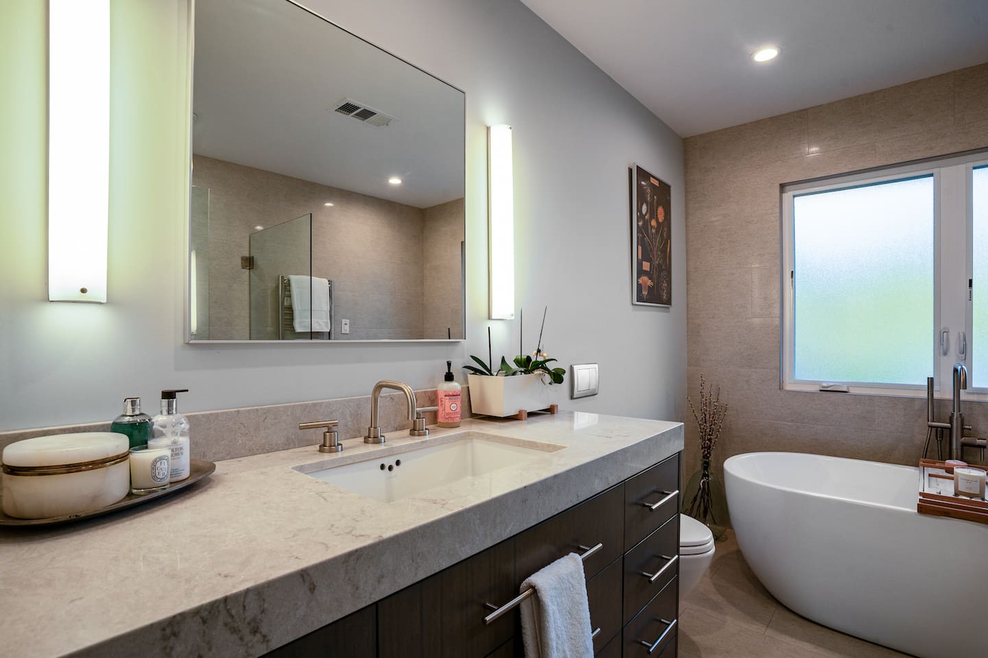 Bathroom 1 with walk-in shower. Bathtub is not available.