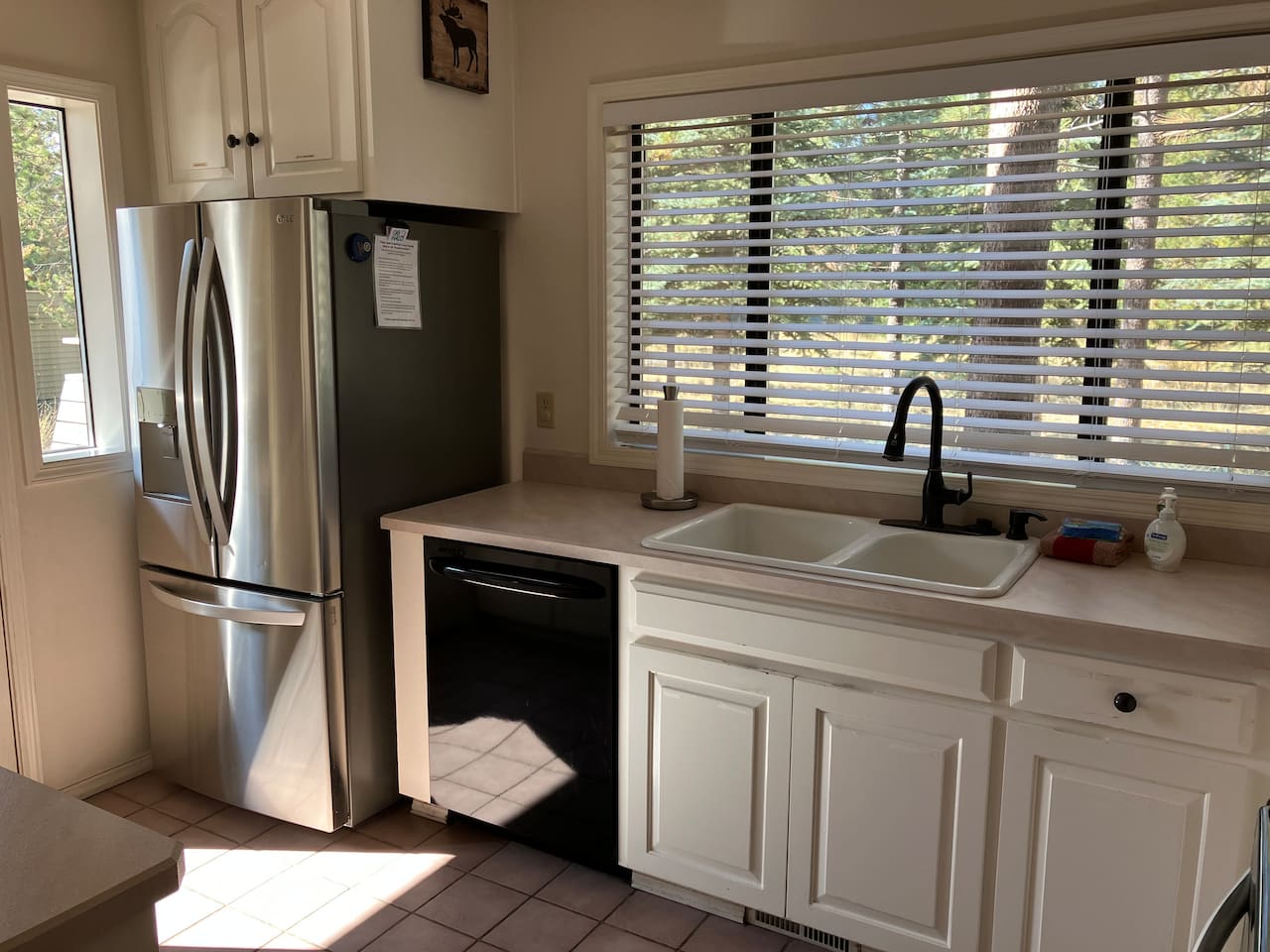 We recently upgraded the fridge and faucet!