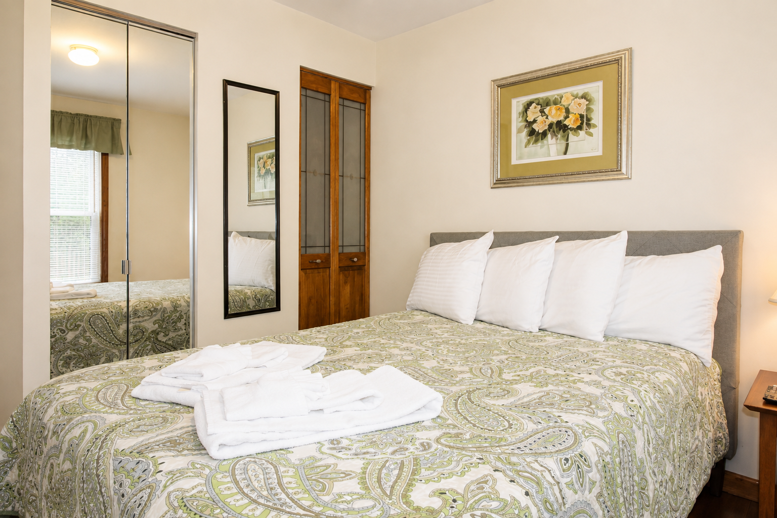 Bedroom #1 with a full size bed