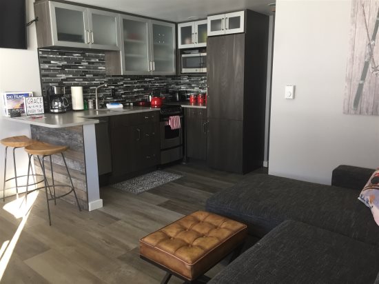 Breakfast nook next to kitchen