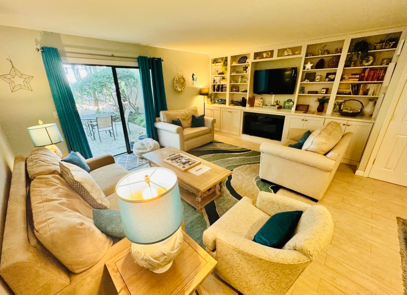 Living room with Smart TV