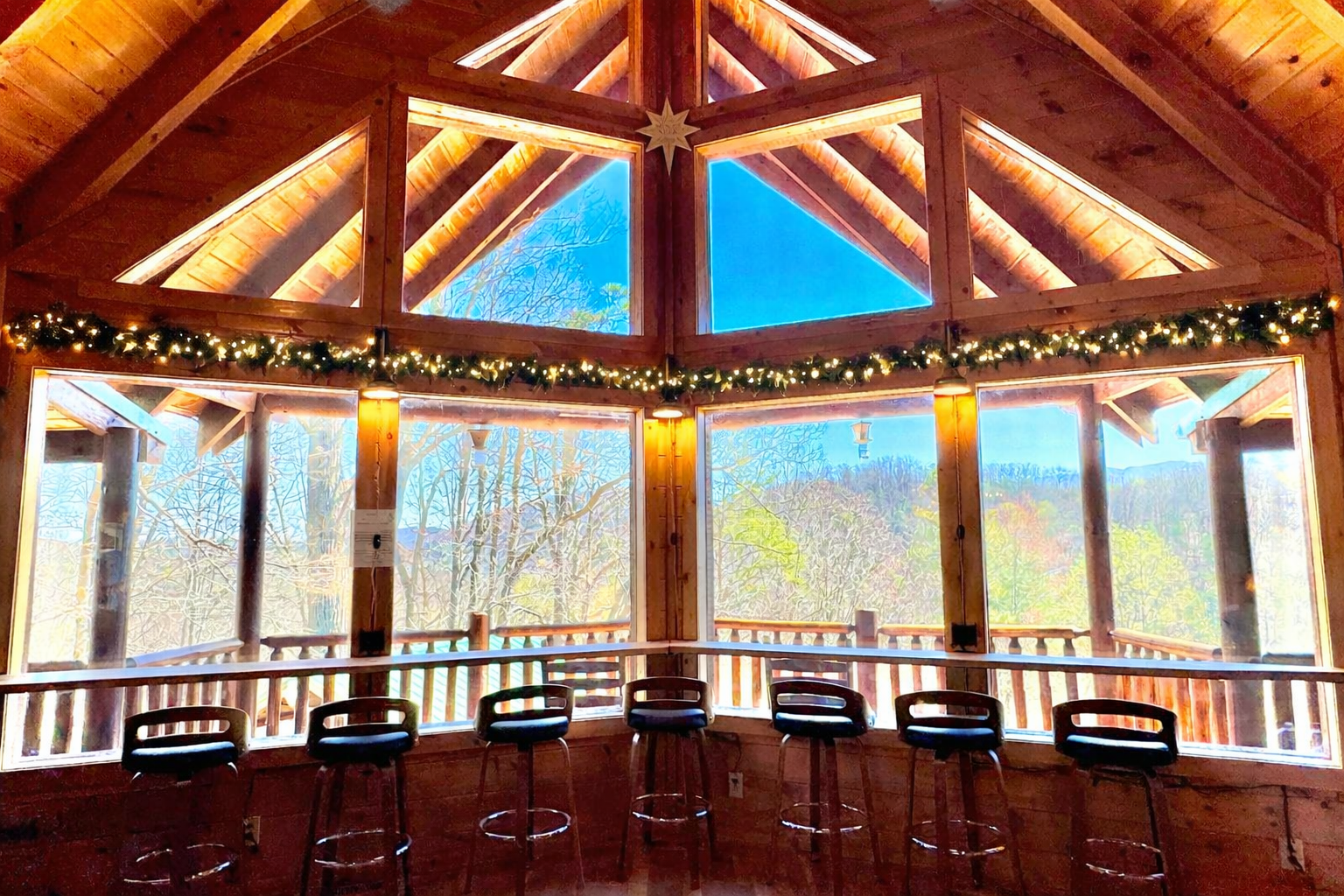 New coffee bar with a view!