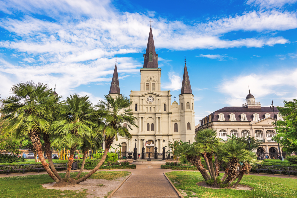 Historic cathedral in New Orleans