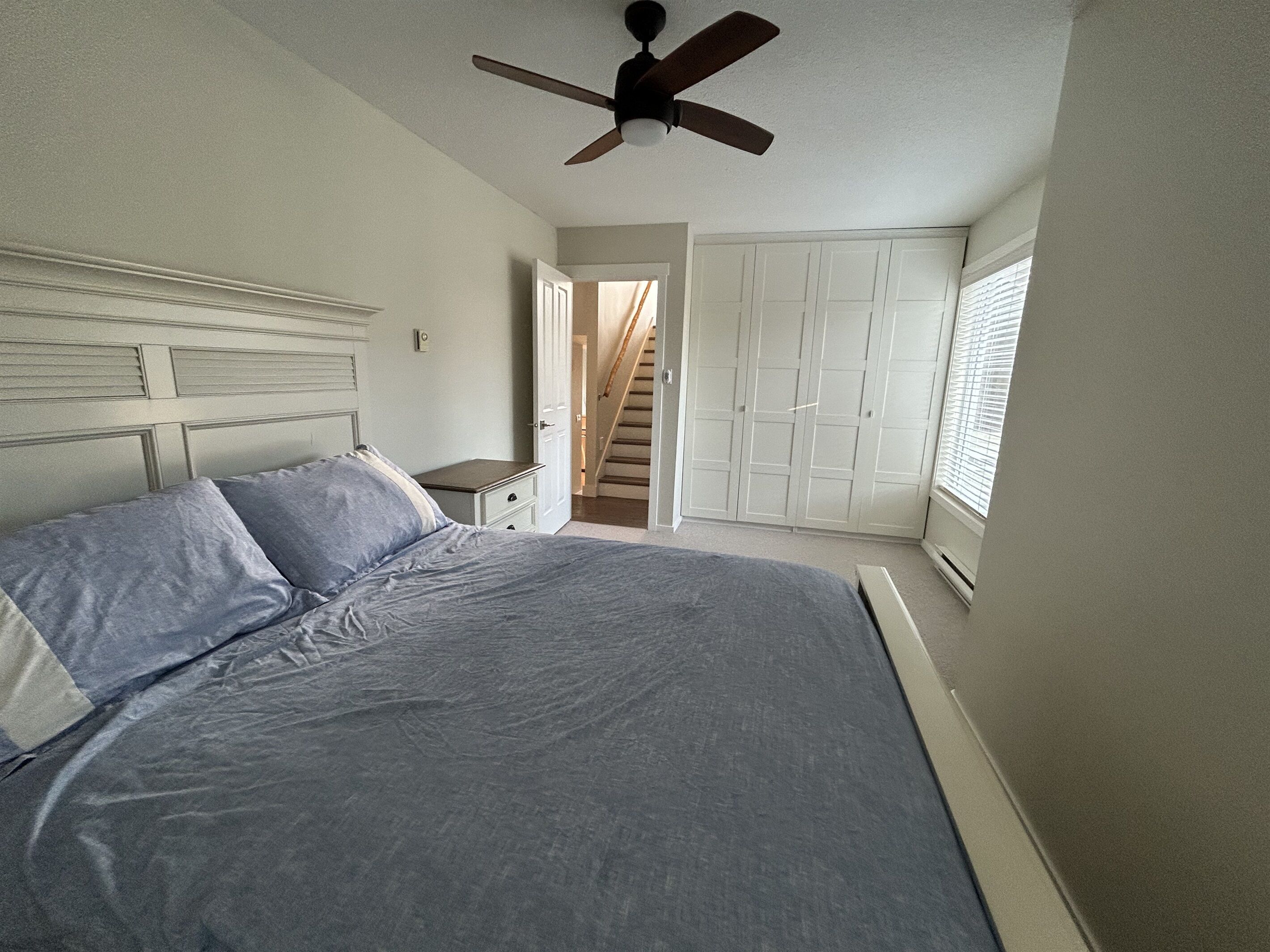 Second bdrm view to loft stairs