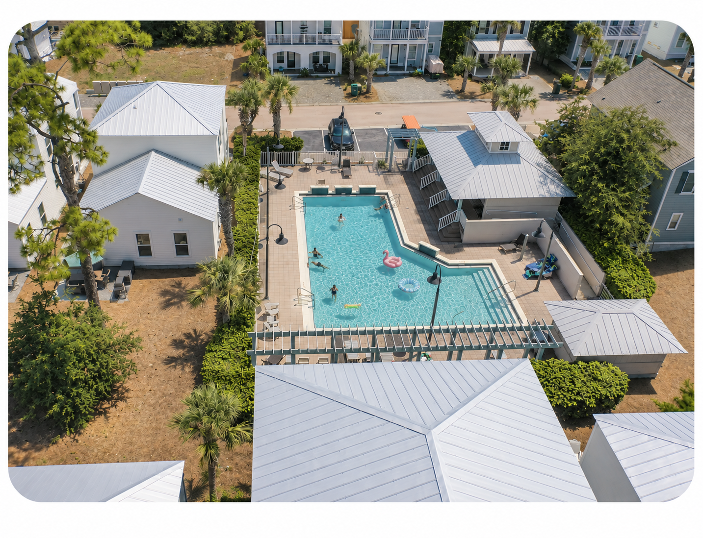 Community Pool is right next door