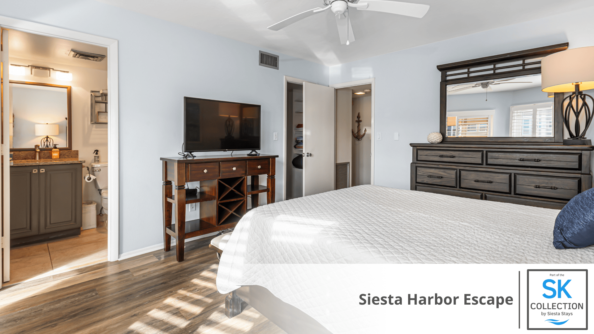 Master Bed w/En Suite & Queen