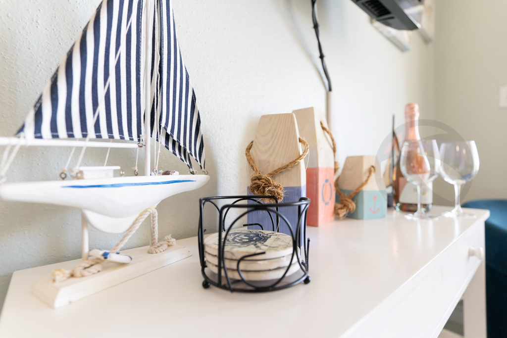 Beachy themed decor