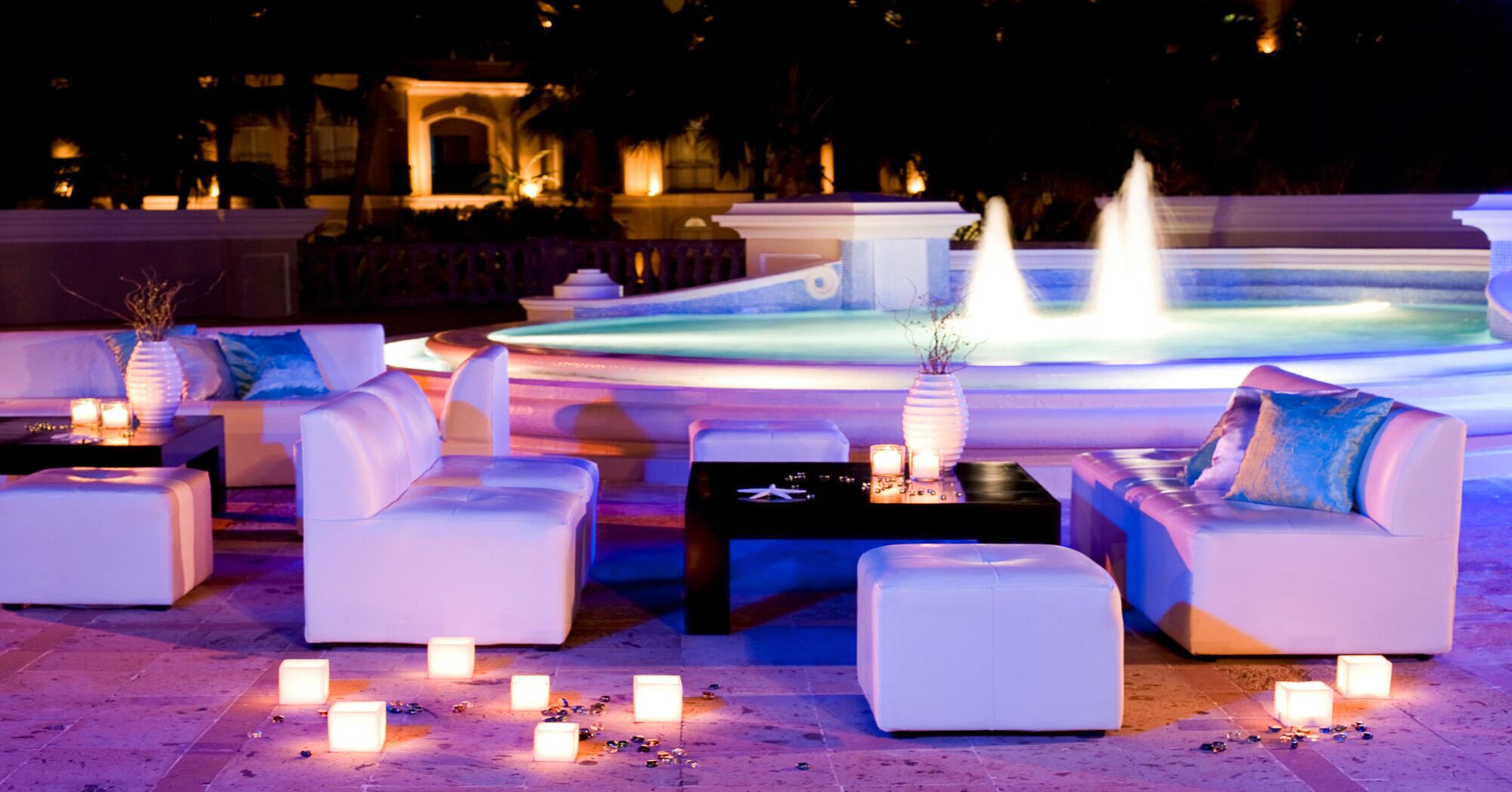 Outdoor Dining at Pueblo Bonito Emerald Bay, Vacation Travel Exclusives