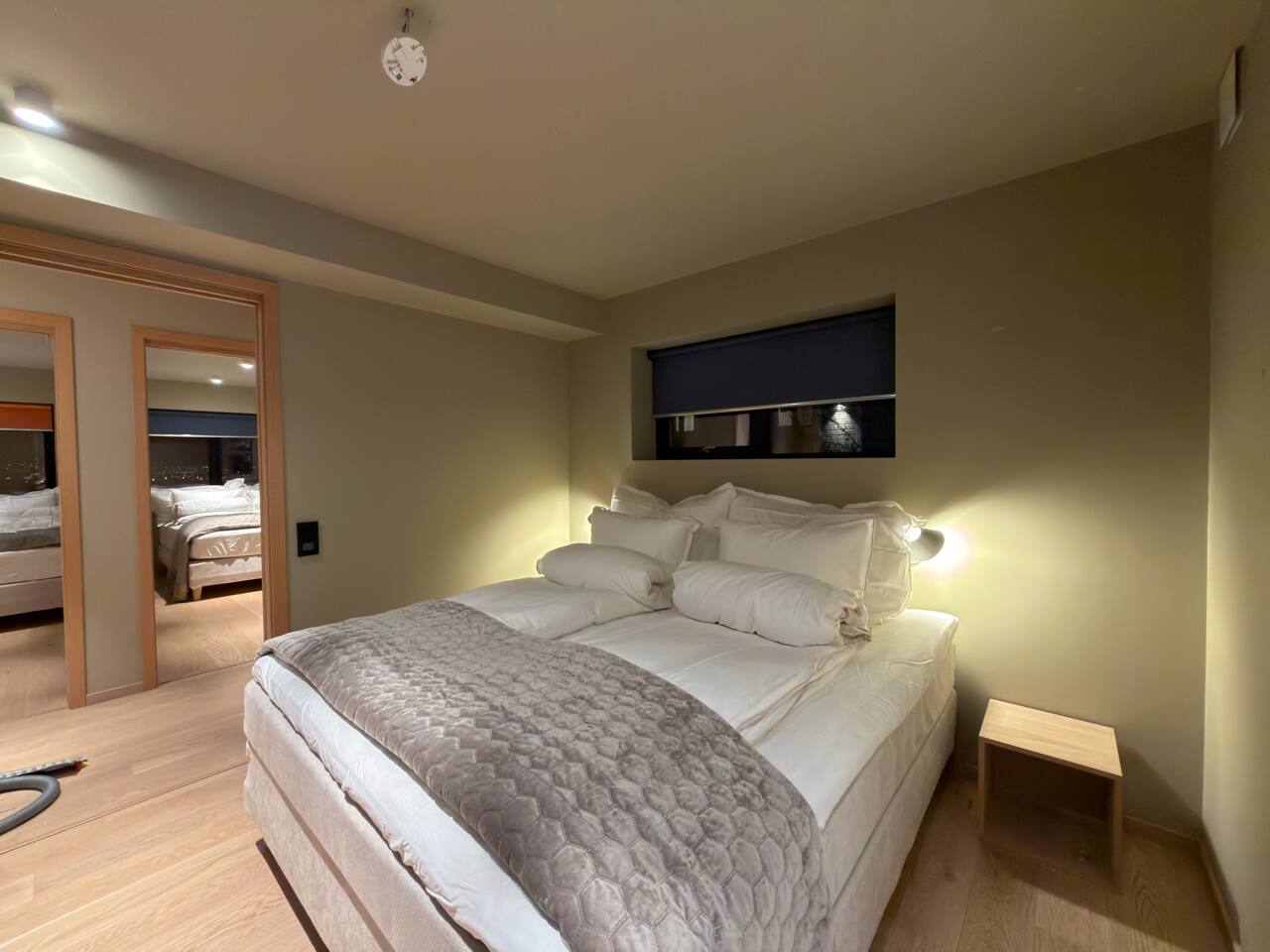 Bedroom with enclosed bathroom