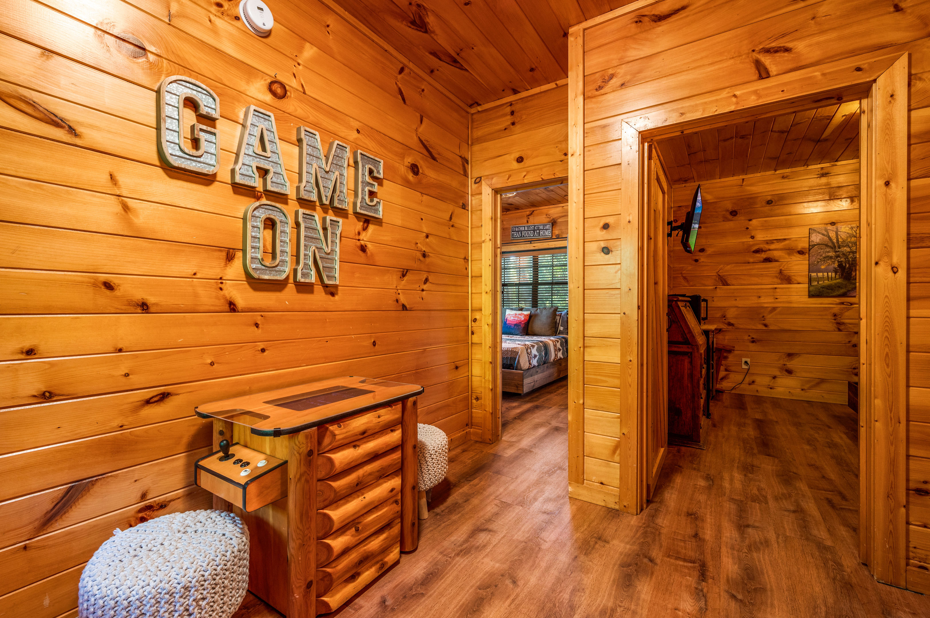 Lets Go Downstairs Where It's Game On While Playing 60+ Of The Most Popular Arcade Games