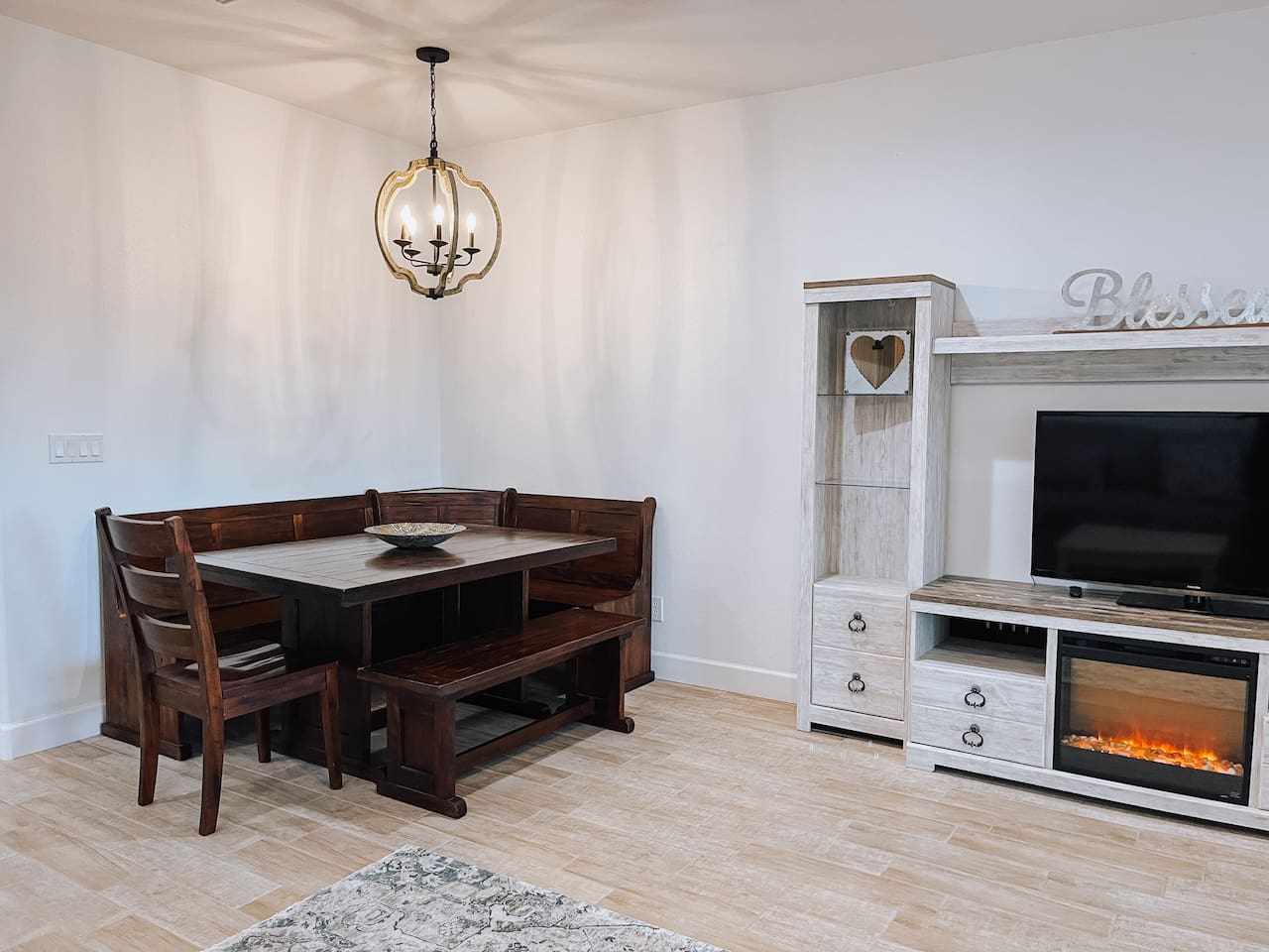 Dinning area off the living room 