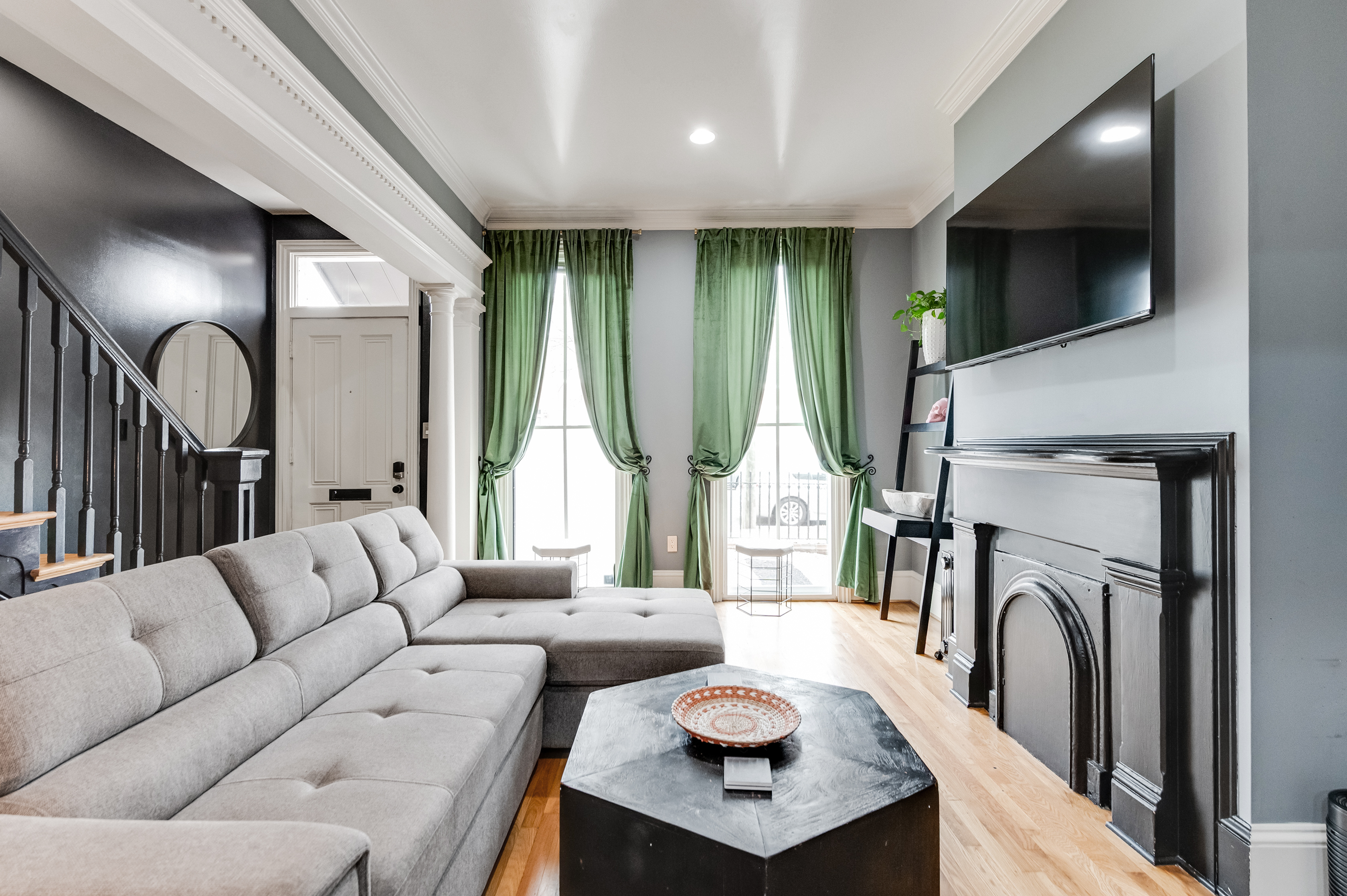 Living Room: Sun-drenched elegance with plush seating and stylish decor for unforgettable moments!