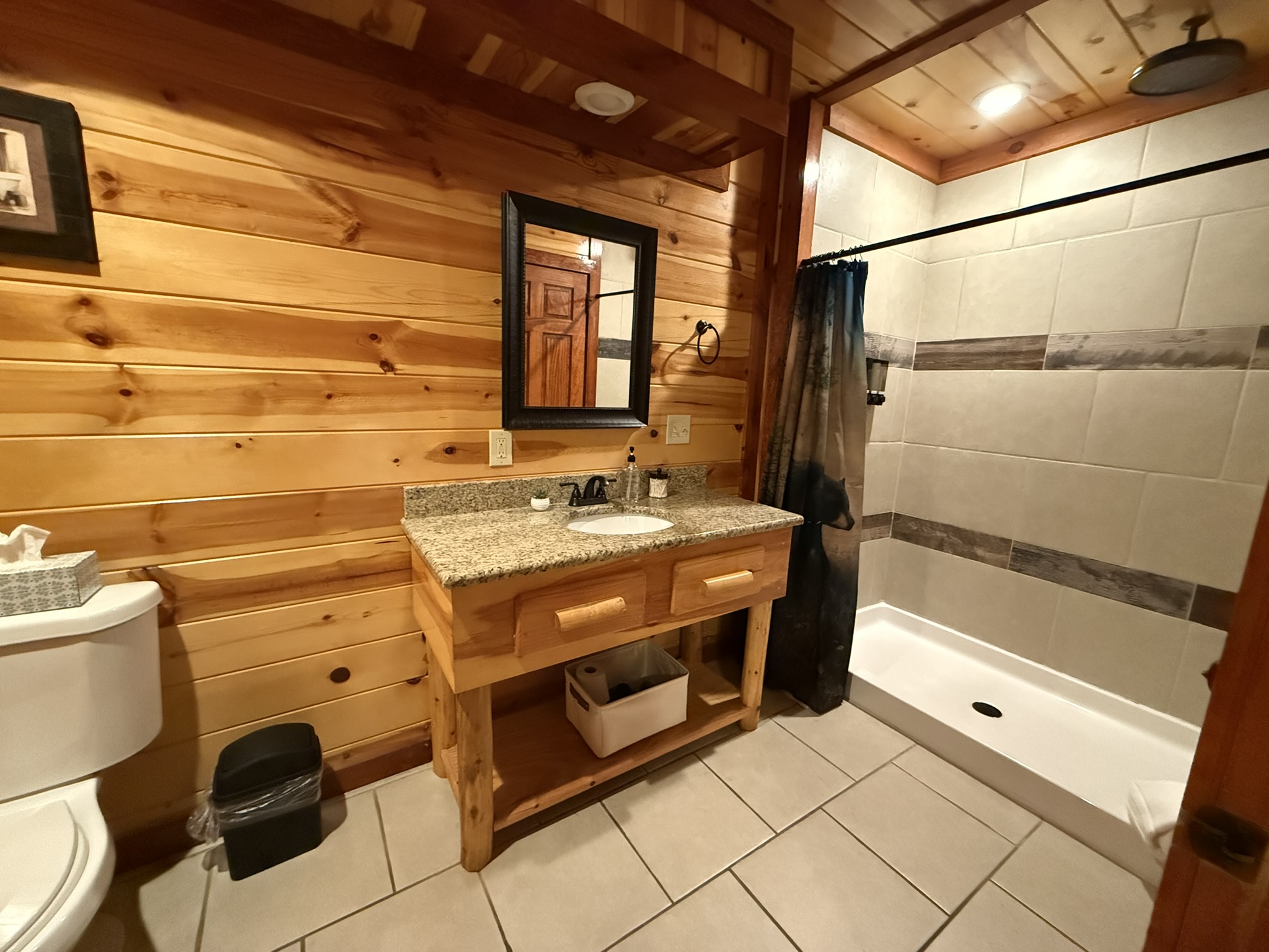 Enjoy a spa-inspired shared ensuite bathroom between the second and third king bedrooms, complete with a luxurious dual rainfall shower.