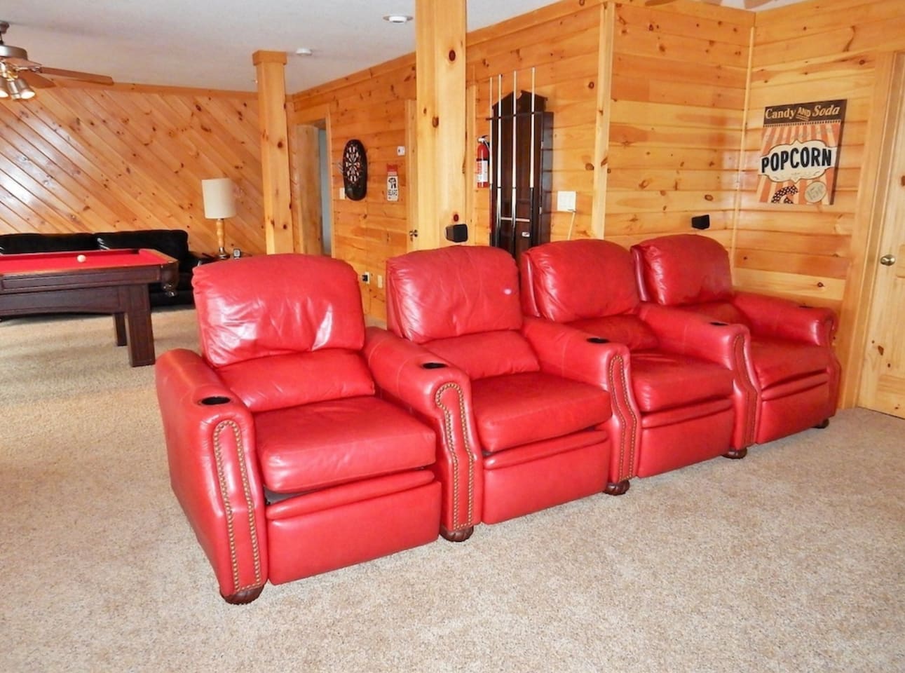 Movie room / entertainment area