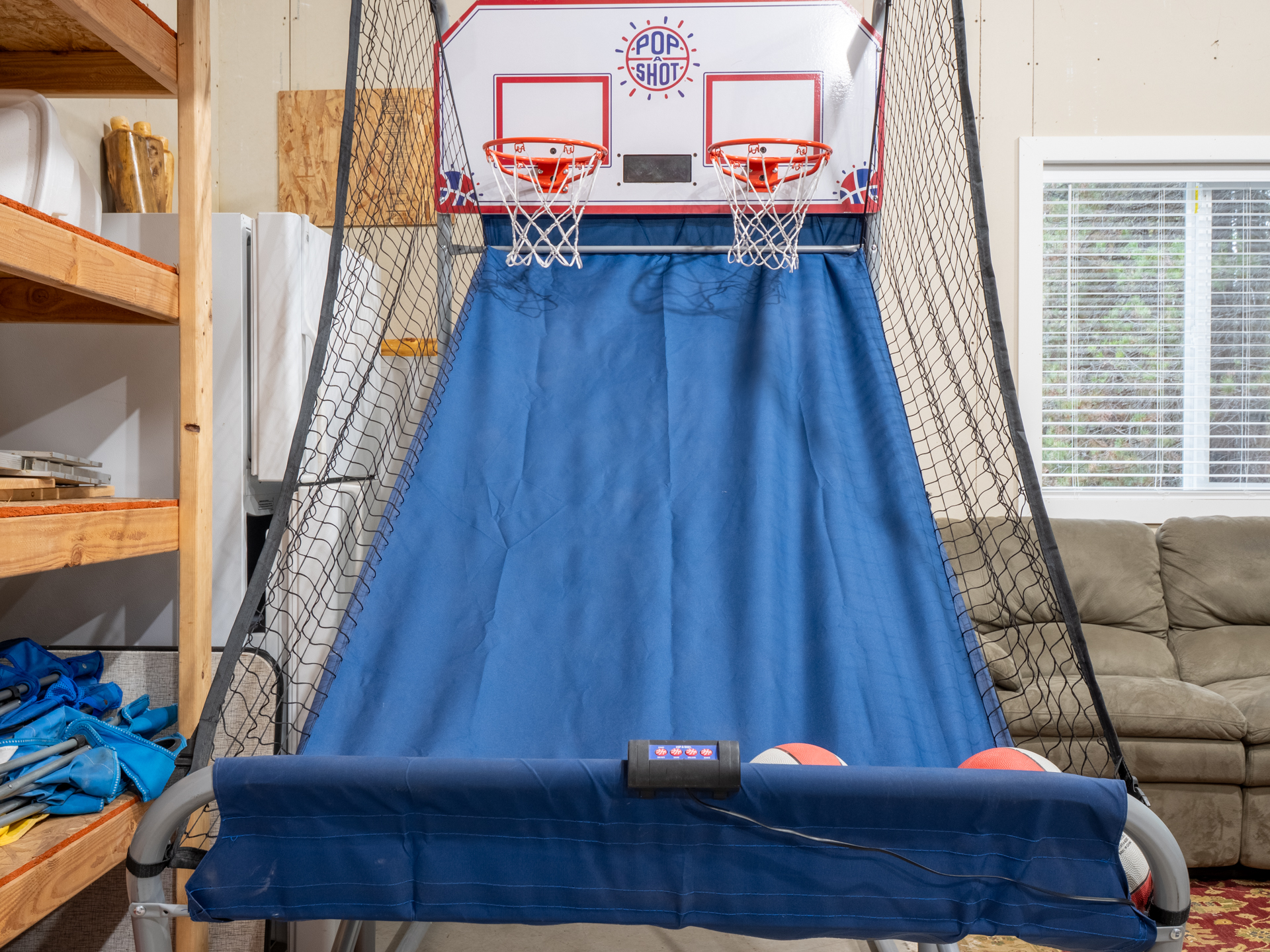 Electric Basketball Shoot in Garage (add on)