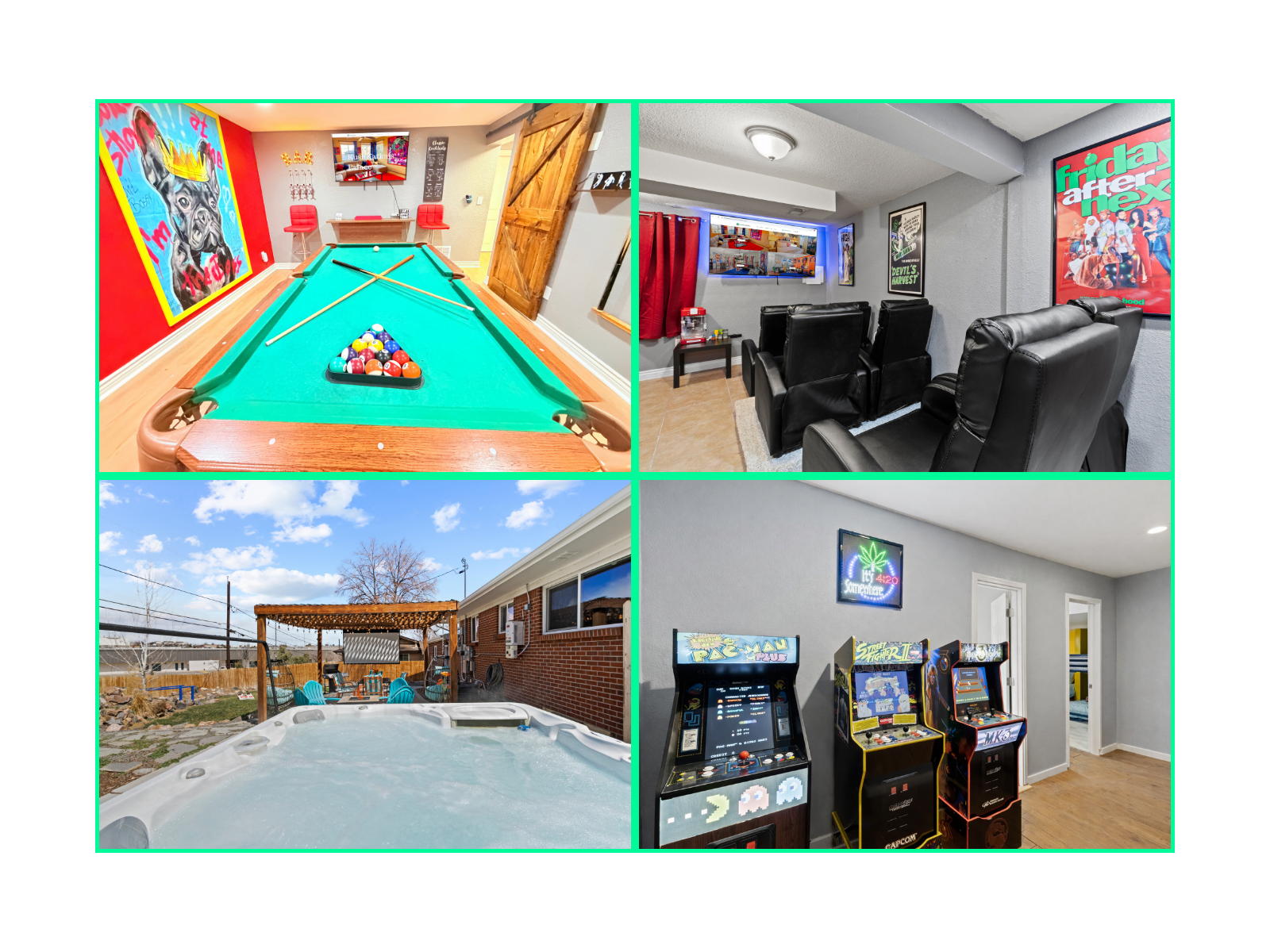 Spacious Backyard Oasis With Hot Tub And Game Rooms - Stunning Retreat - Denver, CO
