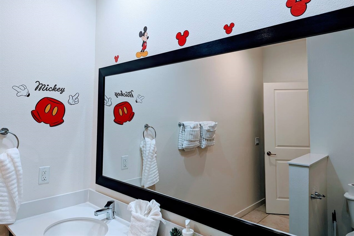 Second bathroom upstairs