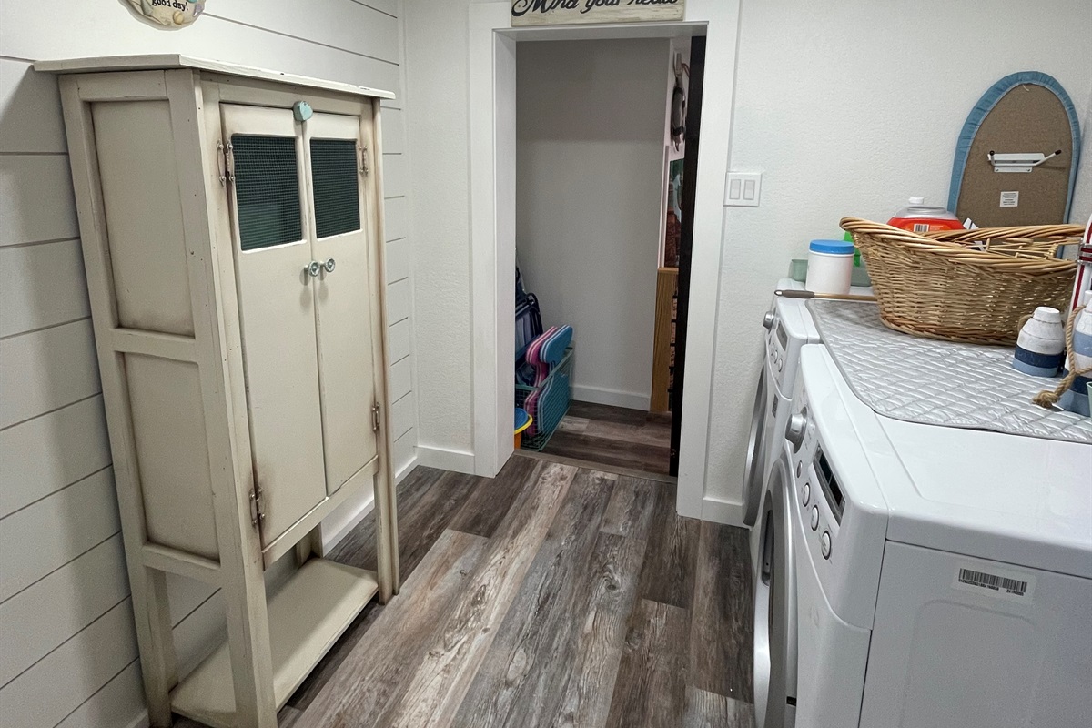 Laundry area