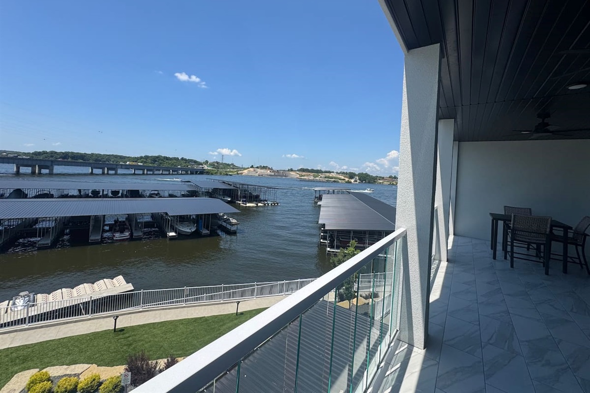 Views of the Grand Glaize Bridge and Docks