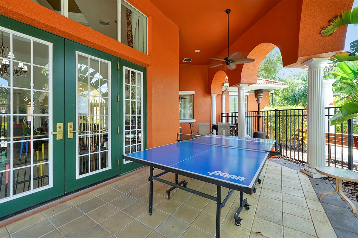 Clubhouse Fun: Paddle up! The community clubhouse offers the perfect spot for a friendly tournament between outings 