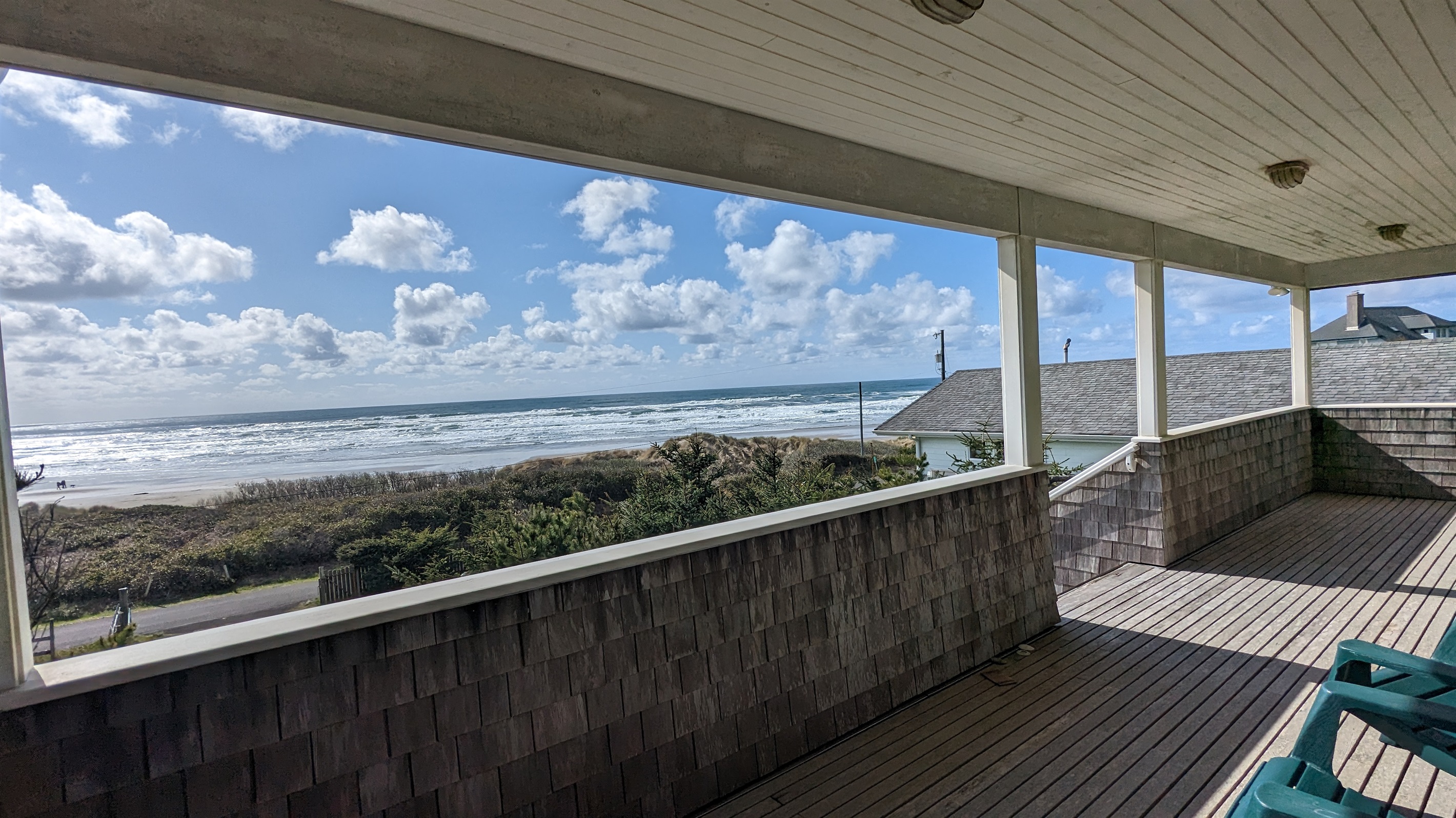 view from living room