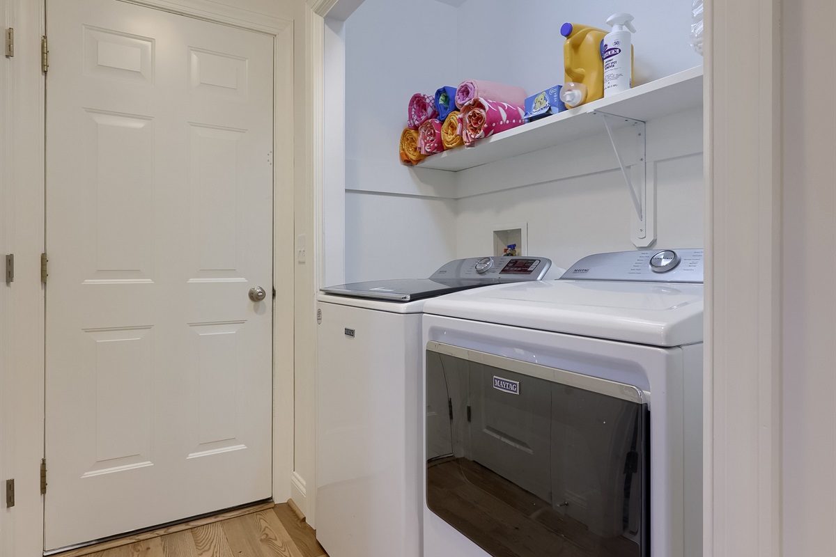 For guest use, on main floor