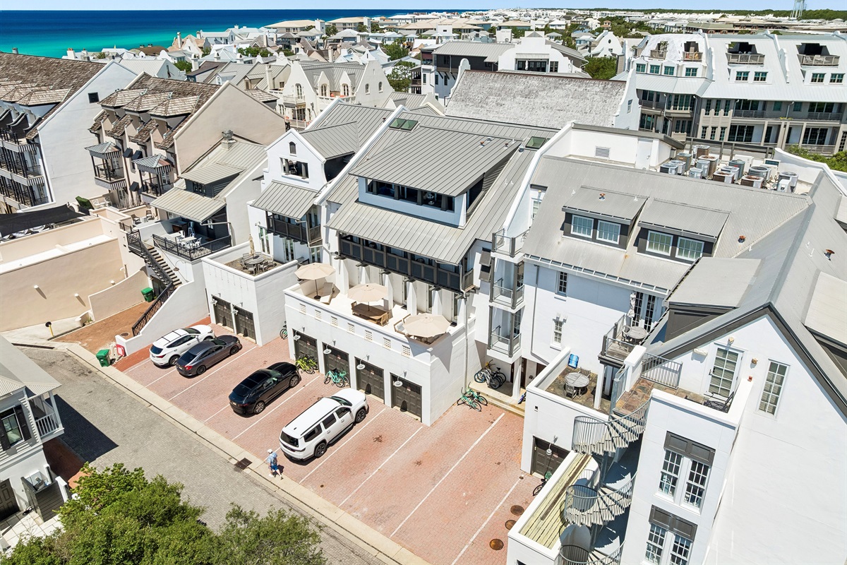 This condo has a dedicated double-depth parking space that can accommodate two vehicles.  There is also nearby street parking should you need it.
