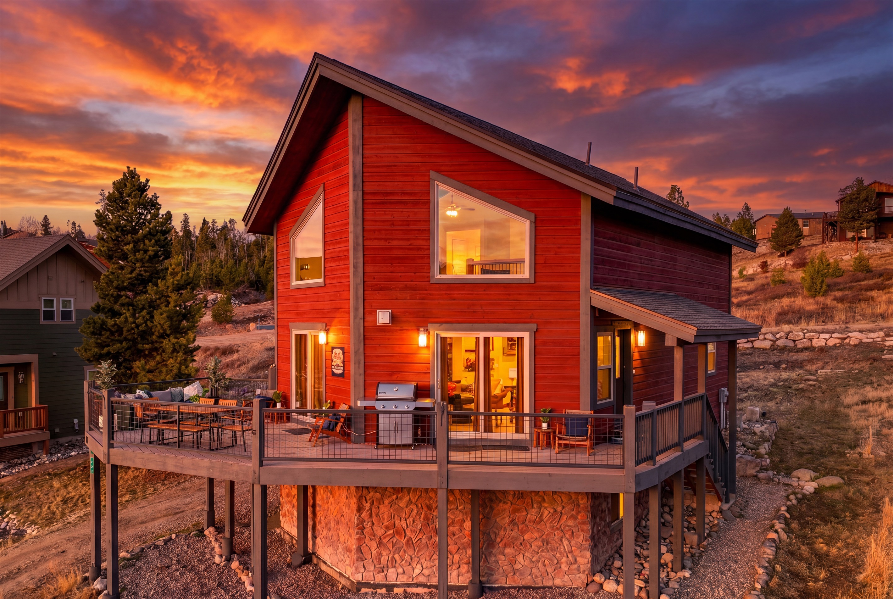 Designed for connection to the outdoors, every inch of this home embraces the mountains that surround it.