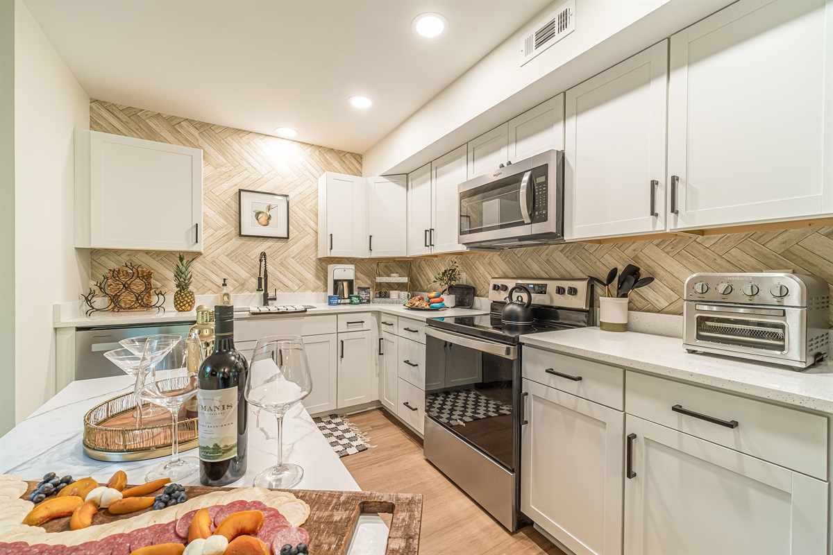 Stainless Appliances Ready for Meal Time