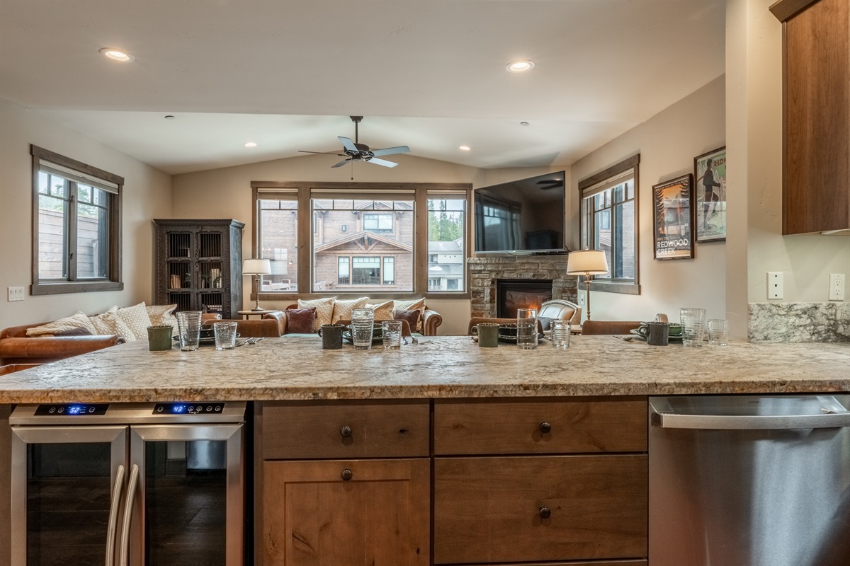 Warm finishes, layered materials, and open design give Apogee the feel of a custom home—not a rental.