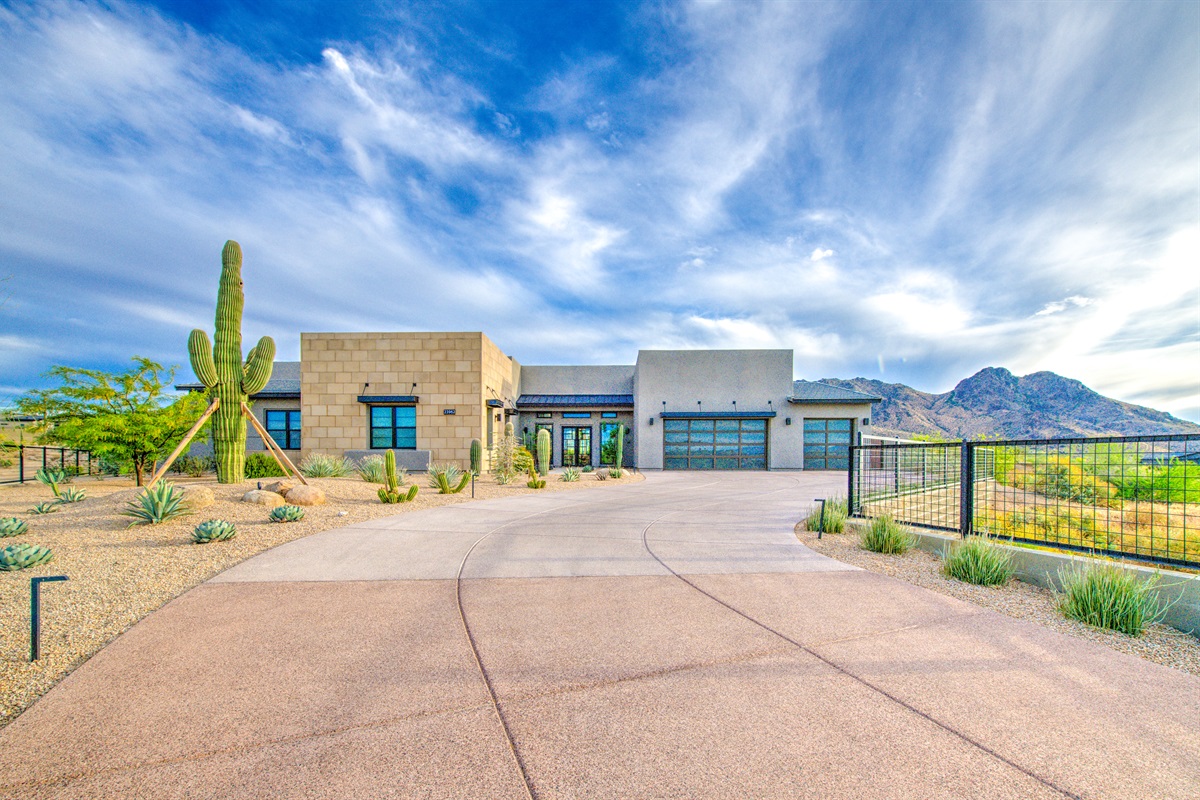 Experience the pinnacle of North Scottsdale luxury in this almost-new 2024 estate. Tucked away in the exclusive guard-gated Sereno Canyon. 
