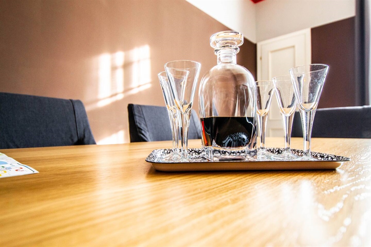For all our guests we prepared a tasting of Czech traditional mead.  We wish you a very pleasant stay!