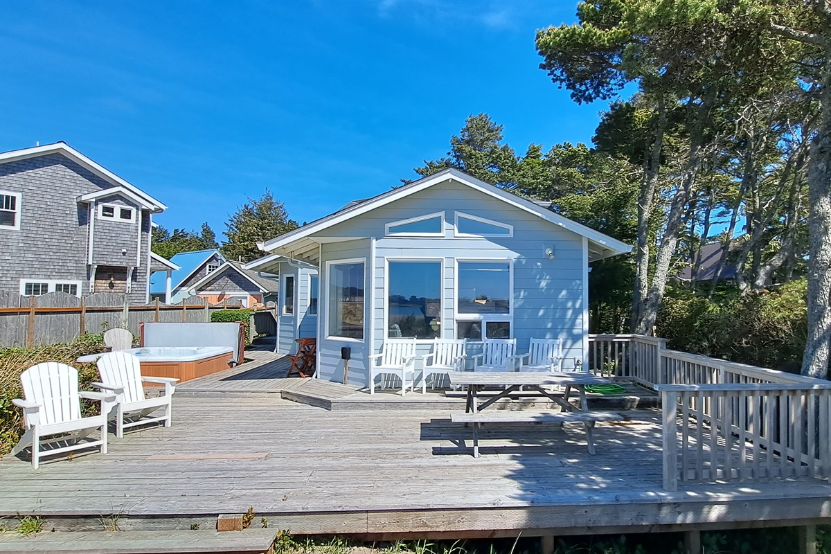 Life’s better at the beach, especially when it’s right outside your door.