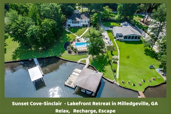 Sunset Cove, 3-bedroom lake house