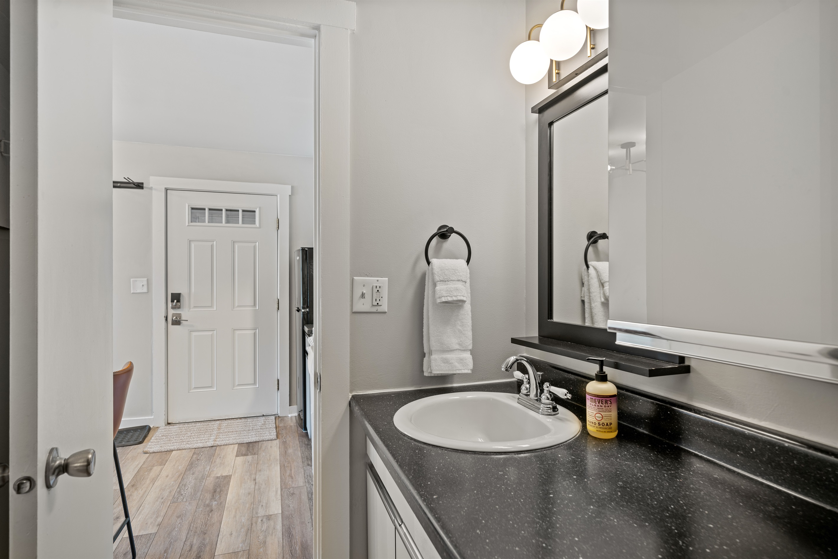 Enjoy all the extras like hand soap, shampoo, conditioner and hair dryer