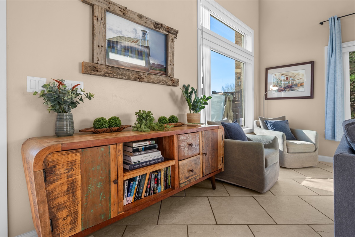Thoughtfully designed living space with warm finishes and inviting mountain charm.